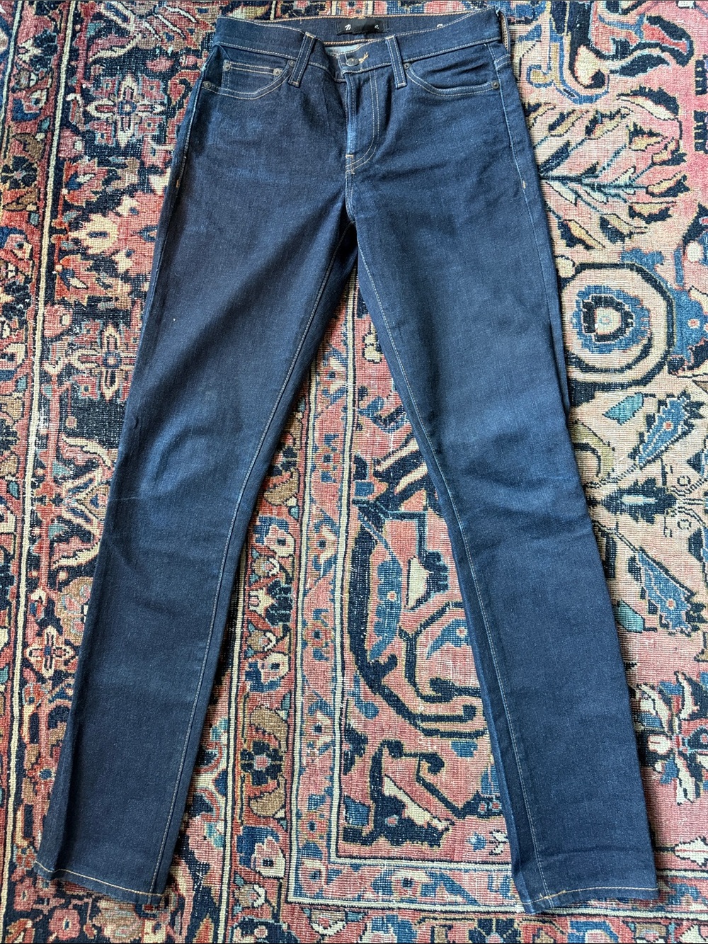 Madewell Skinny Jeans in Dark Indigo